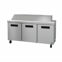 Hoshizaki Steelheart 72-Inch Three-Section Sandwich Top Refrigerator Prep Table