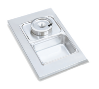 Vollrath Half-Size Adaptor Plate with One 8-3/8-Inch Hole for 7-1/2 Qt Inset