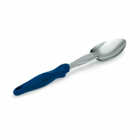 Vollrath Ergo Grip Heavy Duty Solid Serving Spoon, Blue Nylon Handle, 13-13/16 Inch
