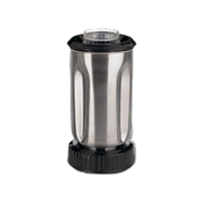 Waring Blade 32 oz Stainless Steel Blender Container with Lid and Blade