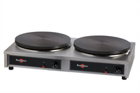 Krampouz Double Gas Countertop Crepe Maker, 15-3/4 Inch (40 cm), 2 Griddles