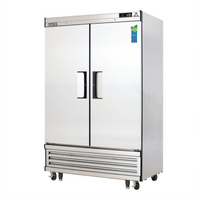 Everest EBSR2 Two-Section Bottom-Mount Reach-In Refrigerator, 48 Cu. Ft., Stainless Steel