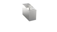 Krowne Stadium Series Underbar Trash Station, 12 Inch Wide x 29 Inch Deep, Stainless Steel, No Legs