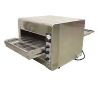Omcan USA Electric Horizontal Conveyor Toaster with 14-Inch Belt and 3.3-Inch Opening