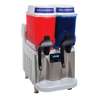 BUNN Ultra NX Countertop Frozen Beverage Dispenser, Double 3-Gallon Bowls, Pull & Hold, Stainless/White, 120V