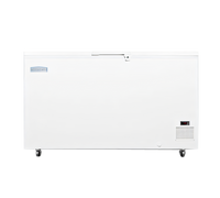 Accucold Commercial Chest Freezer, 12.8 Cu. Ft., 60-Inch Wide, Solid Lift-Up Lid, White