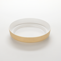 American Metalcraft Gold Melamine Seafood Serving Tray, 10-Inch Diameter