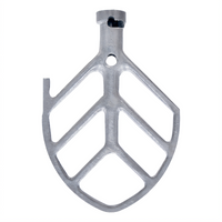 5 Qt Stainless Steel B Style Flat Beater / Paddle Mixer Attachment