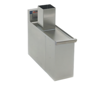 Eagle 1800 Series Underbar Side-To-Side Modular Add-On Filler with Beverage Tube Chute, 6 x 20 Inches, 18-Gauge 304 Stainless Steel