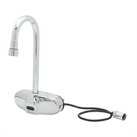Perlick Top Shelf 944GN Electronic Touchless Wall-Mount Gooseneck Faucet, 4-Inch Centers, 2.2 GPM