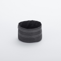 American Metalcraft Black Reusable Kraft Food Delivery Bag, 5-Inch Diameter x 4-Inch High
