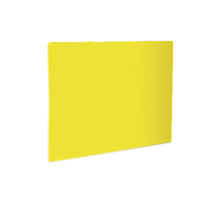 Crestware Color-Coded Yellow Polyethylene Cutting Board, 18 x 24 x 1/2 Inch