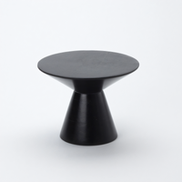 Upton Collection 7-Inch Round Wood Buffet Pedestal, Espresso