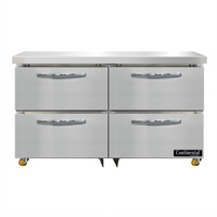 Continental Refrigerator DF48N-U-D Designer Line 48-Inch Two-Section Undercounter Freezer with Drawers