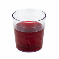 Cambro Colorware 9.7 oz Clear SAN Stackable Tumbler