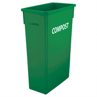 Winco PTC-23GRC Commercial Trash Cans