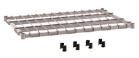 Metro Super Erecta 36 x 24 Inch Metroseal Gray Lift-Off Wire Dunnage Shelf, 1,600 lb. Capacity