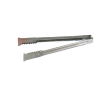 Vollrath VersaGrip 12-Inch Heavy-Duty Stainless Steel Tongs with Flattened Ends and Ergonomic Handle