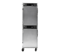 hotLOGIX HL8-1816 Full-Height Two-Compartment Insulated Heated Holding Cabinet, Stainless Steel, 16-Pan Capacity