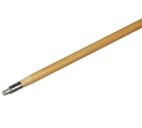 Flo-Pac 72 Inch Wood Threaded Broom and Mop Handle, 15/16 Inch Diameter