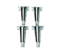 Frymaster/Dean 6-Inch Adjustable Nickel Fryer Legs, Set of 4