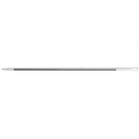 Sparta® 48-Inch Natural Aluminum Broom & Mop Handle with 3/4-Inch ACME Thread and Pink Tip & Cap