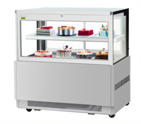 Turbo Air 59-Inch Refrigerated Full-Service Bakery Display Case with Self-Cleaning Condenser
