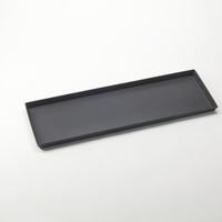 American Metalcraft Sicilian-Style Rectangular Hard Coat Anodized Aluminum Solid Pizza Pan, 24 x 8 x 1 Inch