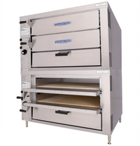 Bakers Pride HearthBake Series GP62-HP Countertop Gas Pizza/Bake Oven, 2 Compartments