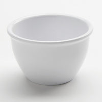 Jane 8 oz White Round Break-Resistant Melamine Sauce Cup