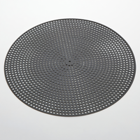 American Metalcraft 18 Inch Perforated Hard Coat Anodized Aluminum Pizza Disk