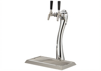 Perlick Lucky Tower Style 2-Faucet Beer Dispensing Kit for DZS36, Polished Chrome