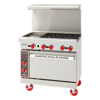 American Range AR-12G-4B-SB Gas Ranges