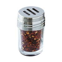 American Metalcraft GLAST2 Red Pepper & Cheese Shakers Case of 48