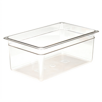 Cambro Camwear Clear Full-Size 8-Inch Deep Polycarbonate Food Pan, 27 Qt.