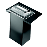 San Jamar H2000SS Classic In-Counter Minifold Napkin Dispenser, Satin Stainless Finish