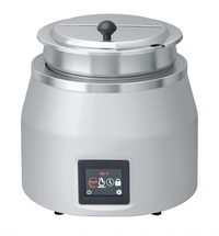 Hatco Quick Ship Countertop Dry Soup Warmer, 11-Quart, 120V, Clear Anodized Finish