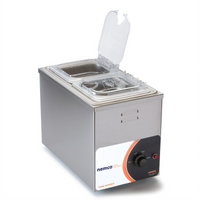 Nemco 6145 Fractional Single-Well Wet Countertop Food Warmer, Stainless Steel, 120V