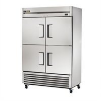 True T-49-4-HC Two-Section Reach-In Refrigerator with 4 Half Doors