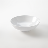 American Metalcraft 56 oz White Melamine Round Noodle Bowl, 10 Inch Diameter