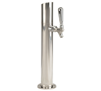 Skyline 1-Faucet Countertop Glycol-Cooled Stainless Steel Draft Beer Tower