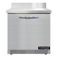Continental Refrigerator 32-Inch Front-Breathing Worktop Freezer, 1 Section, 9.0 Cu. Ft., Stainless Steel, R290