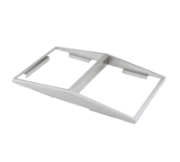 Vollrath Double Angled Adapter Plate for Two Half-Size Pans, Stainless Steel