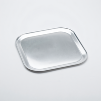 American Metalcraft 12-Inch Square Thin Pizza Pan, Solid, Wide Rim, 18-Gauge Aluminum
