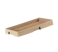 Traex Half-Size Open Flatware Dishwasher Rack with Mesh Bottom, Beige