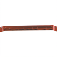 Sparta Spectrum 17-Inch Wall-Mount Brush Rack, Heavy-Duty Aluminum, Red