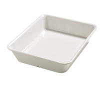 Balsam™ Half-Size Rectangular Melamine Displayware Pan, Bavarian Cream