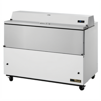 True TMC-49-HC Mobile School Milk Cooler, 12-Crate Capacity, Forced-Air Refrigeration