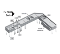Eagle Group 1800 Series 36 x 24 x 8-Inch Pass-Thru Ice Chest, Stainless Steel