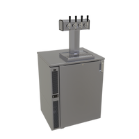 Glastender C1SB28-DD One-Zone Side-Serviced Bar Profile Draft Dispensing Cooler, 28-Inch Wide